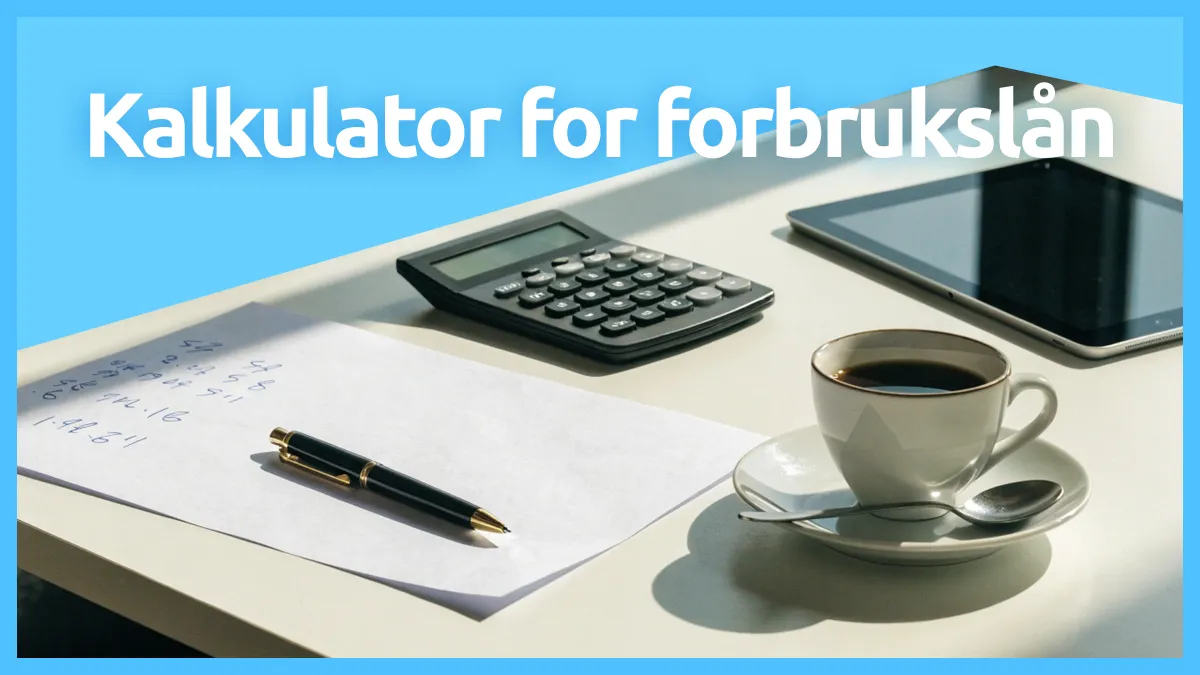 Kalkulator for forbrukslån