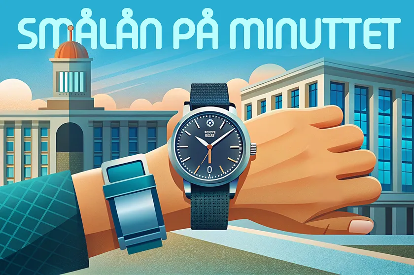 Smålån på minuttet